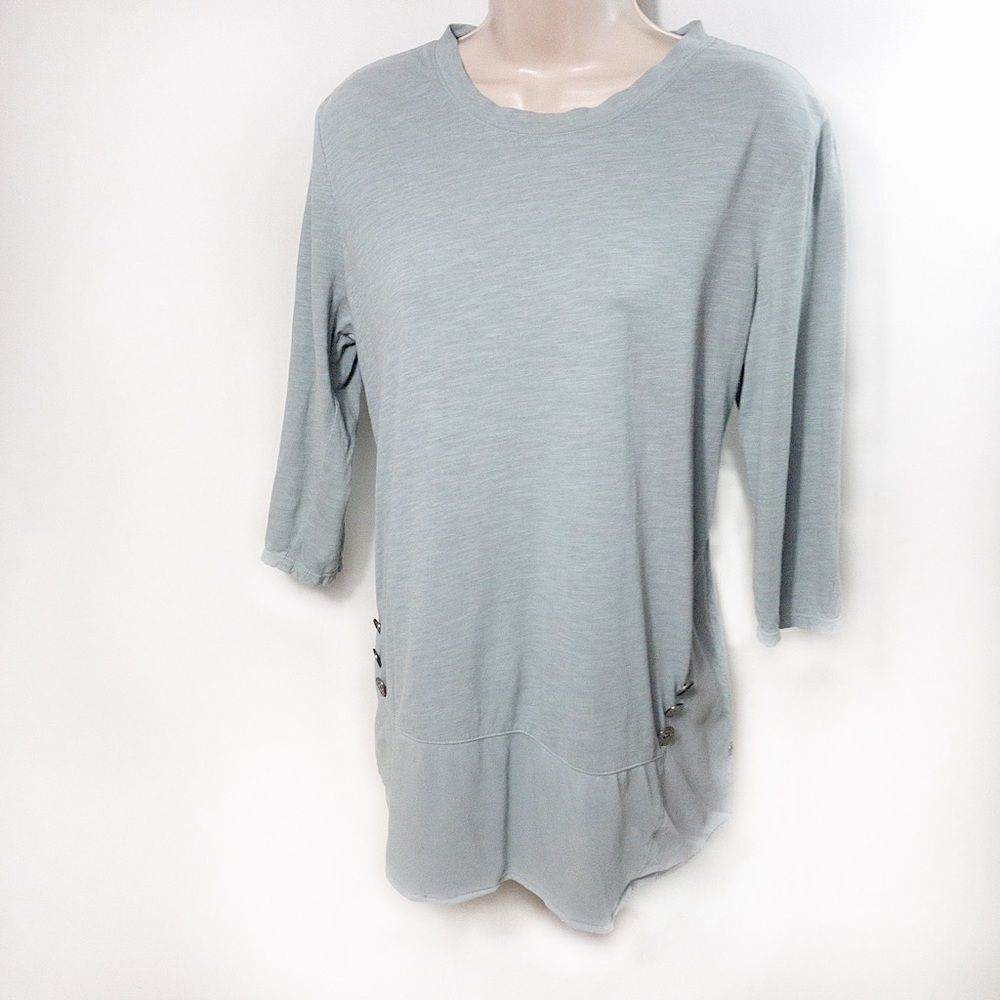 Neon Buddha Slate Gray Tunic Sz M